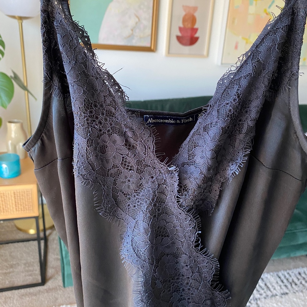 Abercrombie & Fitch Cami Silk Lace Body Suit